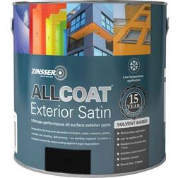 Zinsser AllCoat Solvent Based Exterior Satin 1 Black