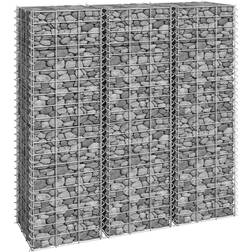 vidaXL Gabion Raised Beds 3-pcs 30x30x100cm