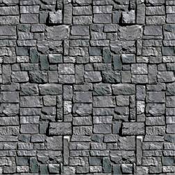 Beistle Stone Wall Backdrop Halloween Decoration