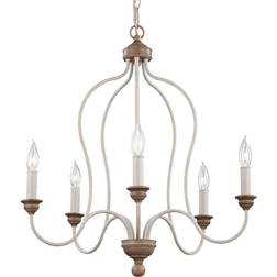 FEISS Five-bulb chandelier Hartsville Pendant Lamp