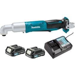 Makita TL064DWAE 12v Max CXT Cordless Angle Impact Driver Inc 2x 2.0Ah Batts