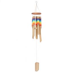 Something Different Multicolour Bamboo Windchime with thread