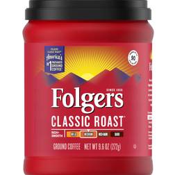 Folgers Classic Roast Ground Coffee 272g 1pack