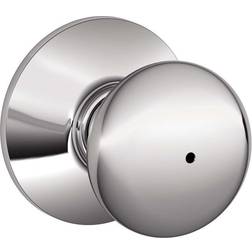 Schlage Plymouth Bright Chrome Privacy Bed/Bath Door Knob