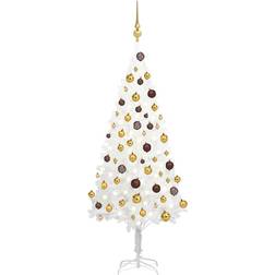 vidaXL LEDs&Ball Set Christmas Tree 120cm