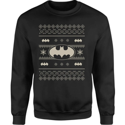 DC Comics Batman Christmas Bat Knit Christmas Sweater - Black