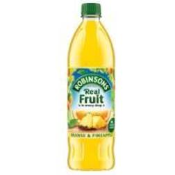 Robinsons Orange And Pineapple Cordial 1 Litre Bottles - Pack