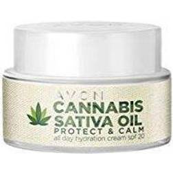 Avon Cannabis Sativa Oil Protect & Calm Moisturising Cream With Hemp Oil 50ml