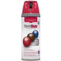 Plasti-Kote Twist & Spray Gloss 400ml Bright Red