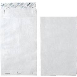 DuPont Tyvek Non Standard Gusset Envelopes 250 x 381 mm Peel and Seal Plain 55gsm White Pack of 100