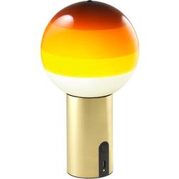 Marset Dipping Light Amber/Brushed Table Lamp