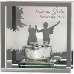 Juliana Reflections Of The Heart Mirror T Lite ''Sister'' Candle Holder