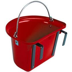 Stubbs 15L, Red Plastic Portable Manger/Grooming Bucket