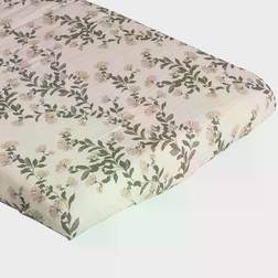 Garbo & Friends Honeysuckle Muslin Fitted Sheet 140x200