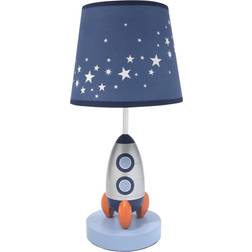 Lambs & Ivy Milky Way Blue/Silver Rocket Ship Nursery Night Light