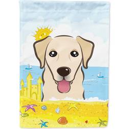 Caroline's Treasures Carolines Treasures BB2120GF Golden Retriever Summer Beach Flag Garden