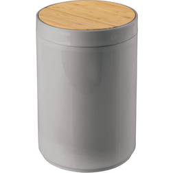 mDesign Plastic Round Trash Can Wastebasket, Bin Container