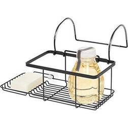 iDESIGN Everett Metal Over the Bathtub Caddy Basket Master Guest Matte