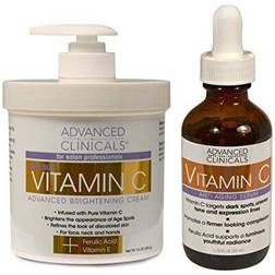 Advanced Clinicals Vitamin C Skin Care set for face body. Spa