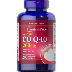 Puritan's Pride CoQ10 200mg, Supports Heart Health, 240 Release