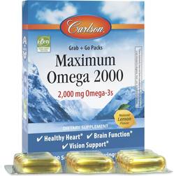 Carlson Labs, Maximum Omega 2000, Natural Lemon