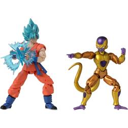 Dragon Ball Super Dragon Stars Super Saiyan Blue Goku vs. Golden Frieza Action Figure Battle 2-Pack