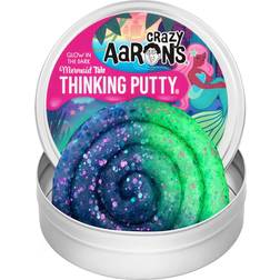 Crazy Aaron Mermaid Tale Glow in the Dark Thinking Putty