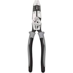 Klein Tools J2159CRTP Side Hybrid Crimper, Fish Tape Wire Needle-Nose Plier