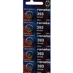 Renata (3 x 393 Or SR 754 SW) Single Watch Battery Swiss Made 393 or SR754SW Or AG5 1.5V
