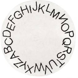 Nuloom Kids Washable Round Alphabet Rug Ø48