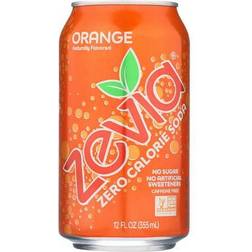 Zevia Zero Calorie Soda Orange 6