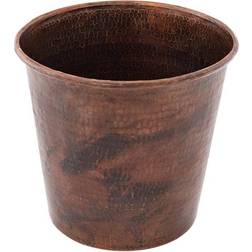 Copper Products TC11DB Hand Hammered Copper Waste Bin - Trash Can