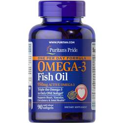 Puritan's Pride One Per Day Omega-3 Fish Oil 1360