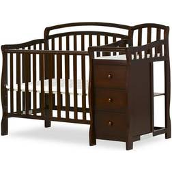 Dream On Me Casco 3-In-1 Mini Crib And Changer Espresso Crib