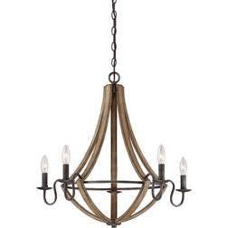 QUOIZEL SHR5005 Shire 5 Pendant Lamp