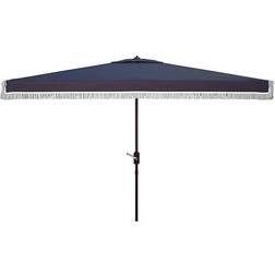 Safavieh Outdoor Umbrellas NAVY/WHITE