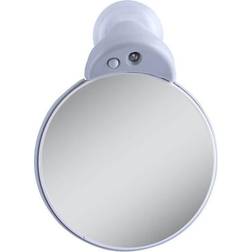 Zadro 10X/5X Lighted Magnification Spot Makeup Mirror in Gray