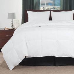 Lavish Home 64-10-FQ 86 Goose Down Bedspread White