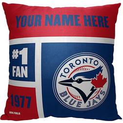 MLB The Northwest Group Toronto Personalized Complete Decoration Pillows Blue (45.72x45.72cm)