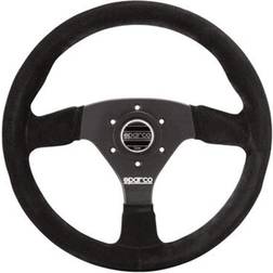 Sparco 015R383PSN Suede Steering Wheel, Black