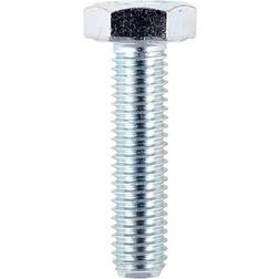 Timco M16 40mm Hexagon Head High Tensile Zinc Set Screw Grade