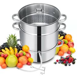 Gymax Stainless Steel Juice Steamer with Loop