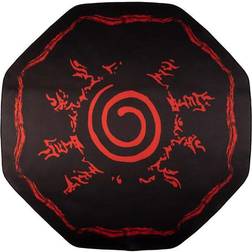 Konix Naruto Logo Floor Mat - Black/Red