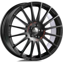 OZ Superturismo GT Matt Black Red Lettering 6.5x15 4/100 ET43 B68