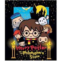 Warner Bros Harry Potter Chibi Premium Coral Blanket 120 x 150 CM