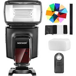 Neewer TT560 Flash Speedlite with 12 Color Filters, Hard Diffuser and IR Wireless Remote Control Kit for Canon Nikon Olympus and Other DSLR Cameras