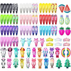 Funtopia Hair Clips for Girls, 100 Pcs