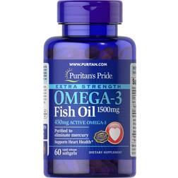 Puritan's Pride Extra Strength Omega-3 Fish Oil 1500