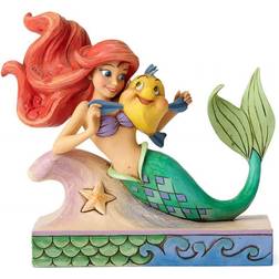 Disney Traditions Ariel Flounder Fun and Friends Collectable Figurine