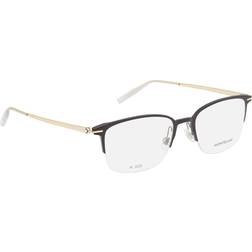 Montblanc MB 0234OK 006, including lenses, RECTANGLE Glasses, MALE